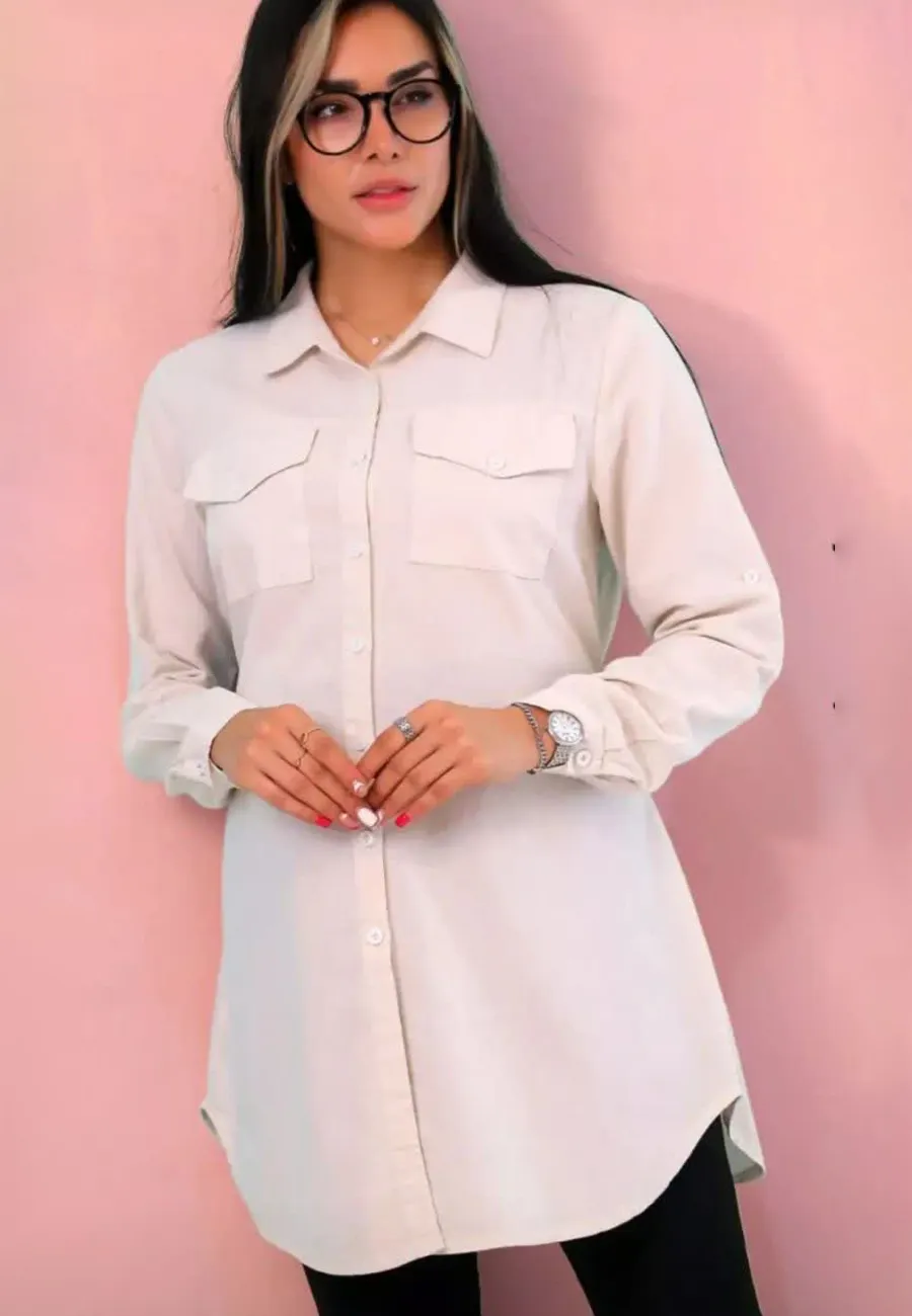 15 - 3 شومیز بارداری لینن آذر